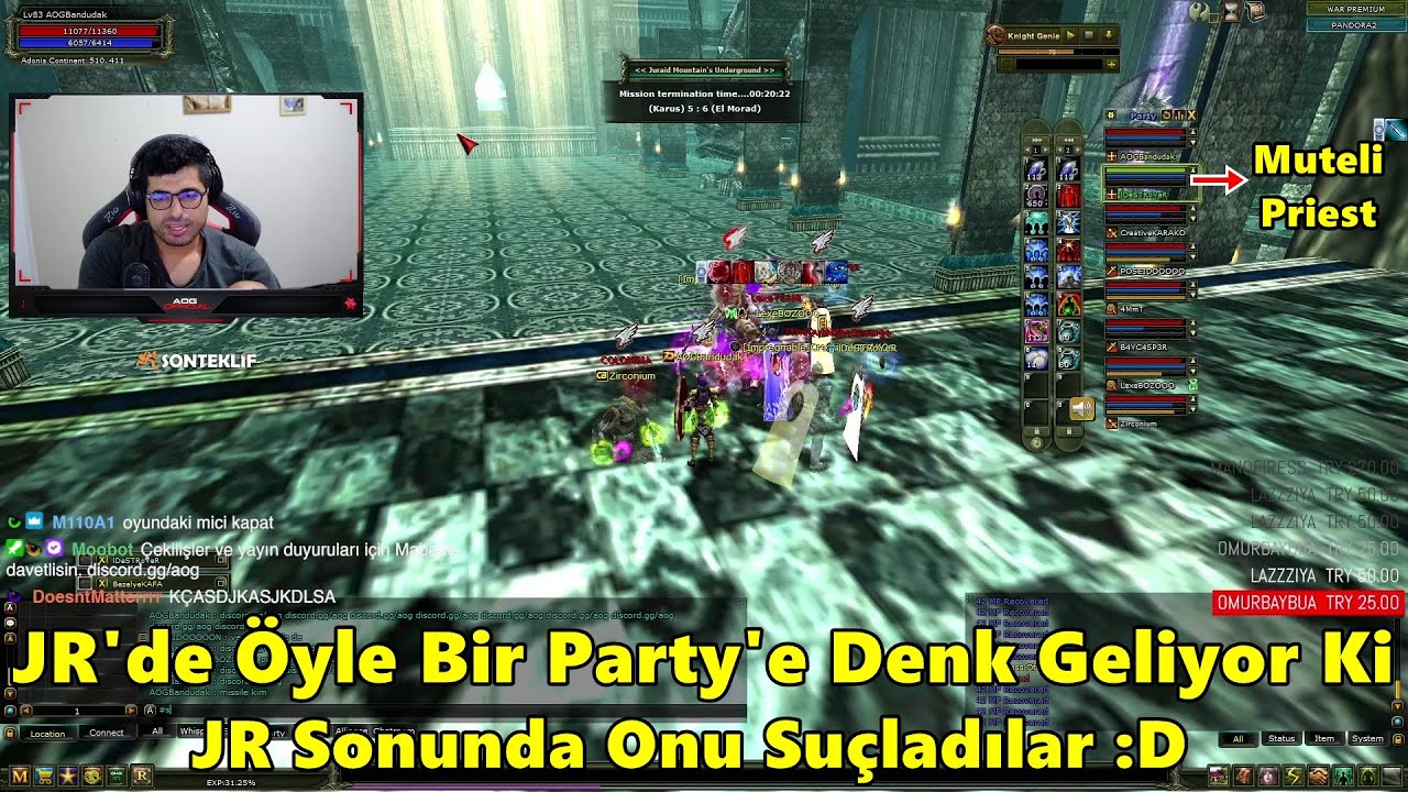 AOG l Teşko Party İle JR Giriyor l JR Sonunda Herkes Onu Su&ccedil;luyor :D l Knight Online