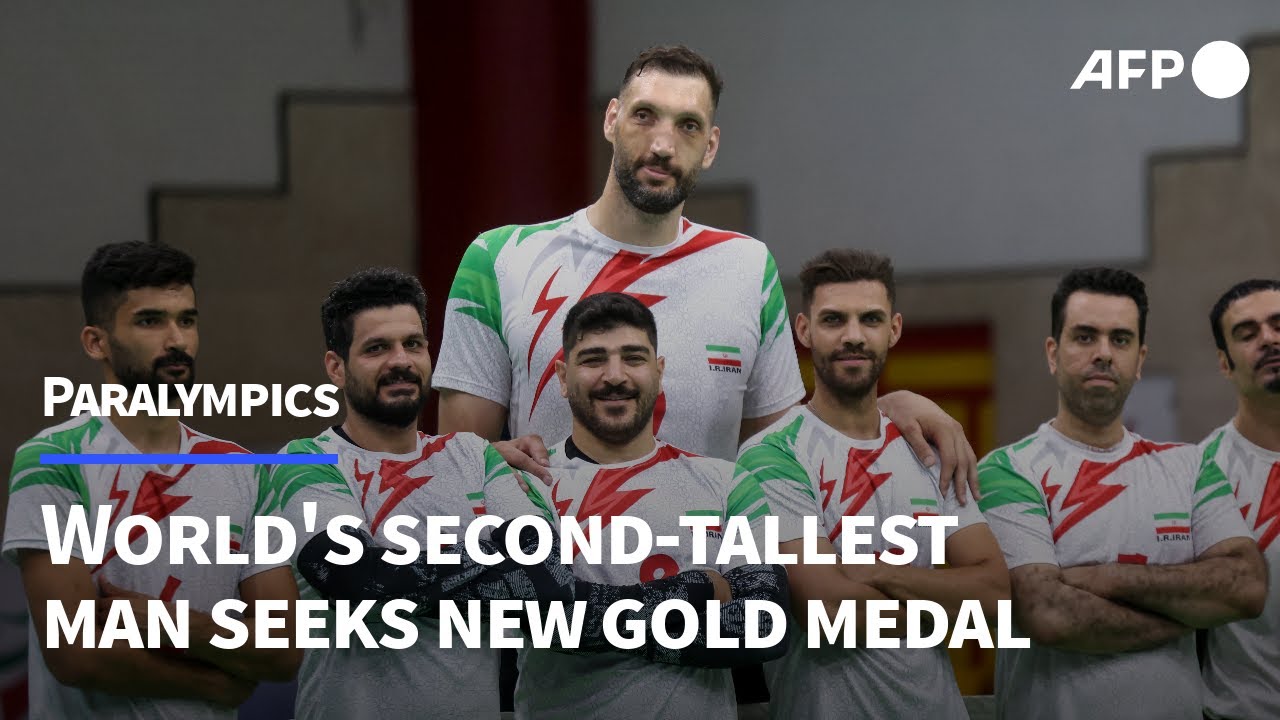 Morteza Mehrzad, the 'giant' lynchpin of Iran's sitting volleyball team, ready to challenge Bosnia