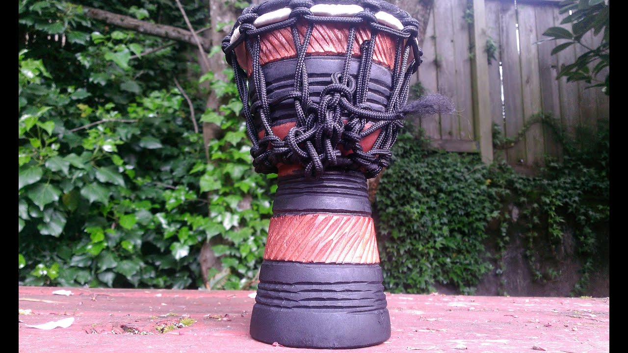 Binaural ASMR Tapping and sketching on toy Djembe drum - no talking