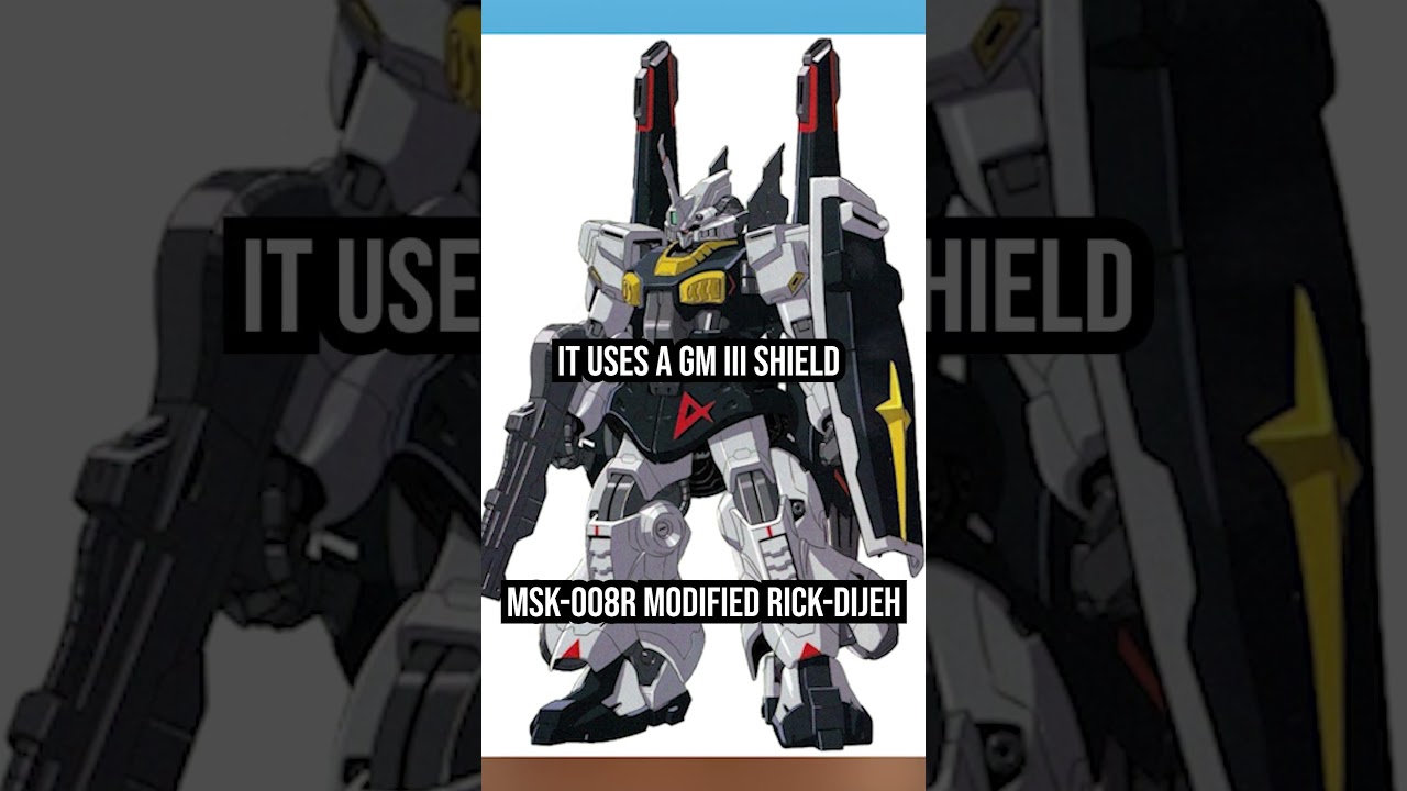 MSK 008R Modified Rick Dijeh #gundam #amuro #anime #mecha #robots #universalcentury0091 #mobilesuit