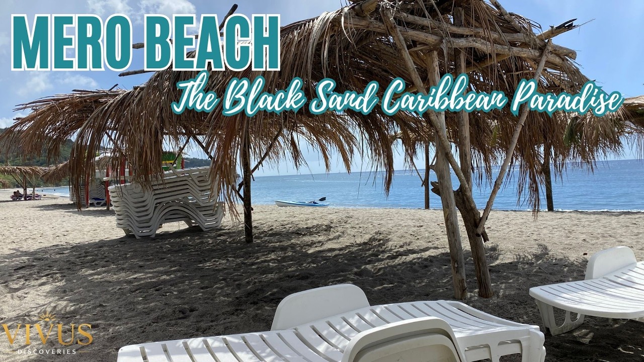 This Black Sand Beach in Dominica 🇩🇲 Will Leave You Speechless  | Mero Beach