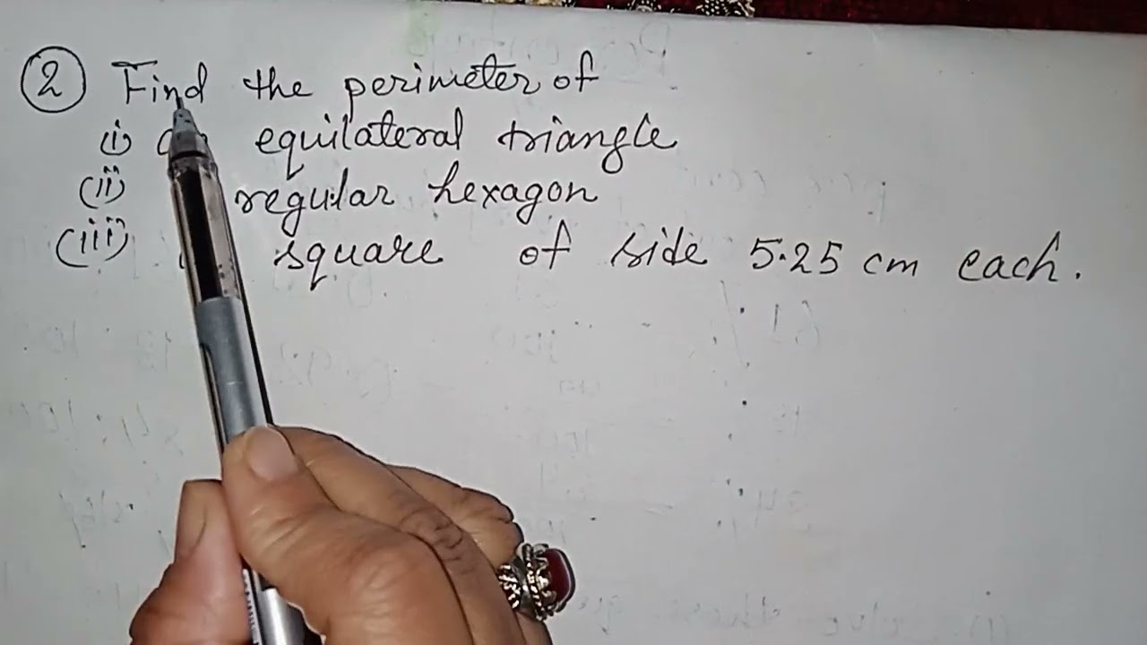 Perimeter  Part 2(Finding Perimeter of Regular and Irregular Figures)