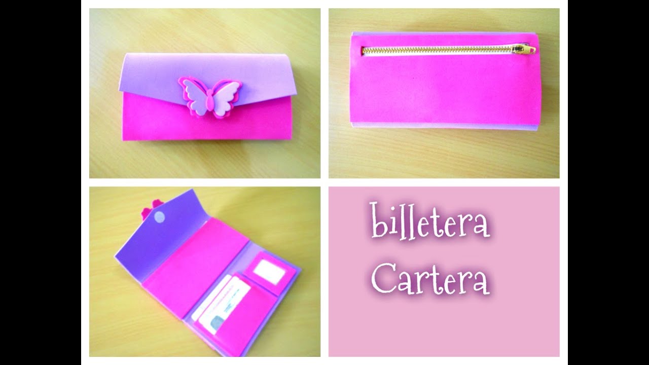 DIY como hacer una billetera/cartera paso a paso