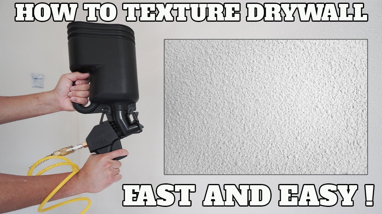 DIY: How To Add Texture To Walls And Ceilings Using A Spray Gun