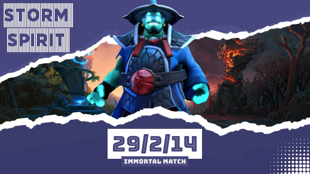 ⚡ Ball Lightning Ballet: Storm Spirit's Midlane Mastery in Dota 2!