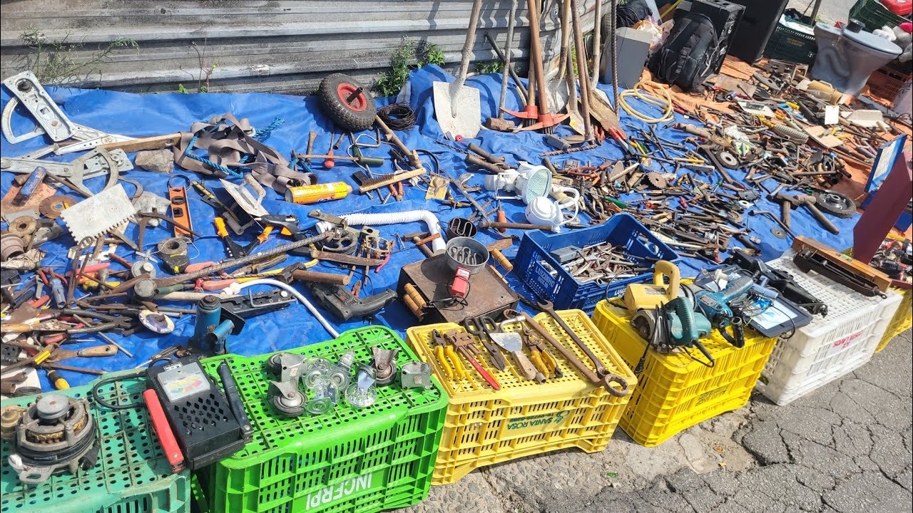 Voltei a Maior Feira do Rolo da zona sul de SP  que acontece aos sábados 🇧🇷