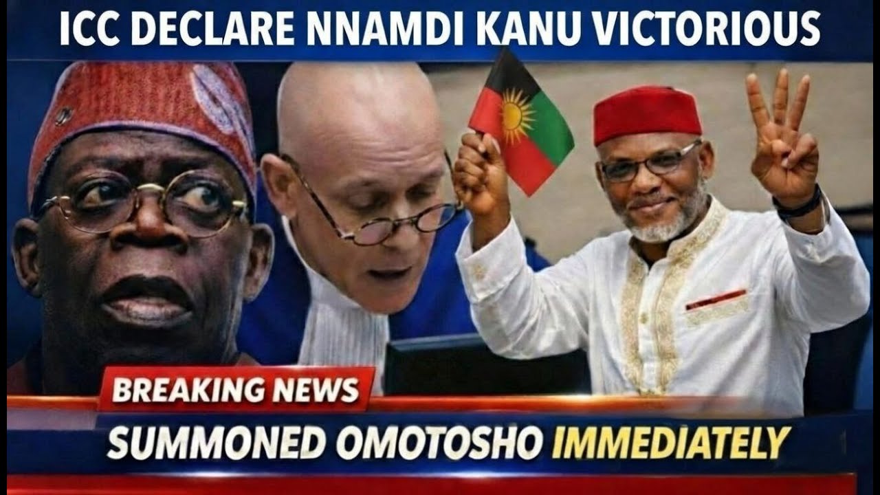 BREAKING! The International Criminal Court ICC has officially declared Mazi Nnamdi Kanu VICTORIOUS