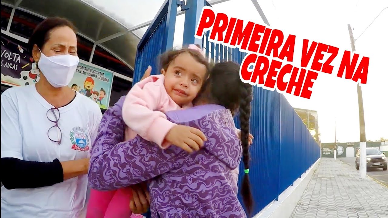 PRIMEIRO DIA DA ALICE NA CRECHE / ADAPTAÇÃO / #berçário #crechemunicipal