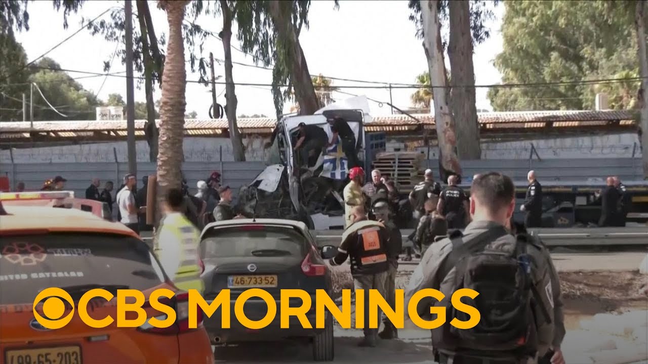 1 dead in suspected terror attack near Tel Aviv as Israel launches missiles at Iran