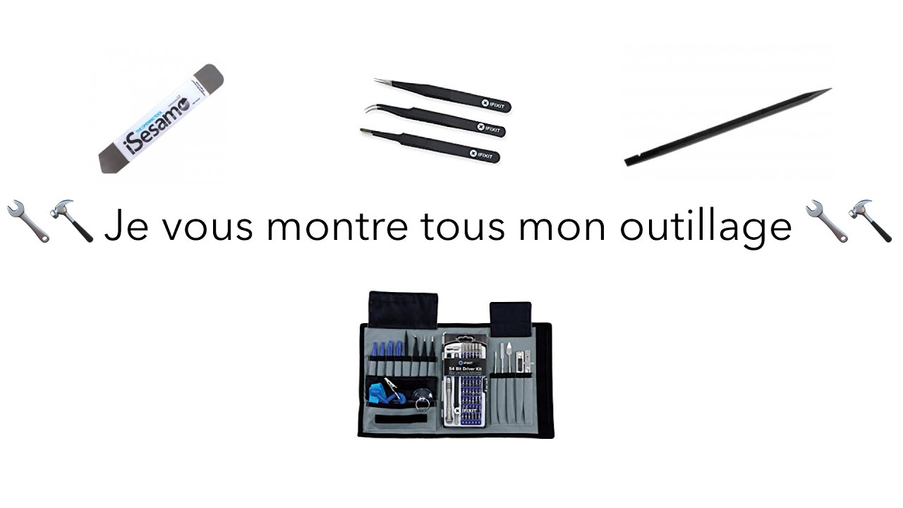 🔧🔨Je vous montre tous mon outillage 🔧🔨
