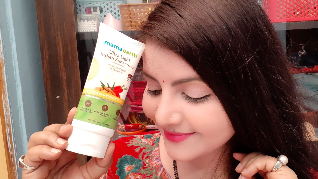 Sunscreen for summers for indian skintype | Mamaearth UltraLight Indian sunscreen spf50 pa+++| RARA|