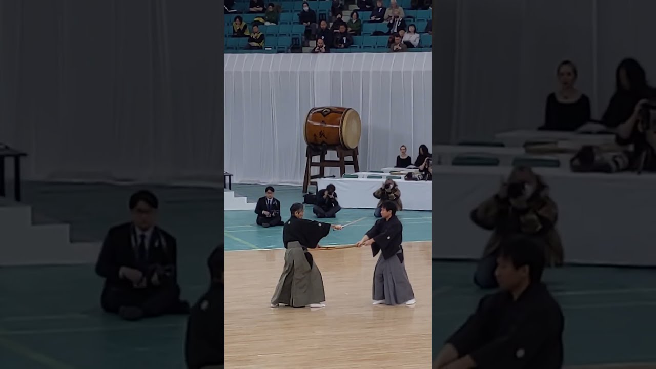 🐎#通し #古武道 #兵法二天一流#剣術🏇 👀  ❹ #宮本武蔵#五輪書の兵法　#実相円満　#相剣#未動前を#打勝つ#機前の太刀　#演武#小太刀勢法#五法勢法（二刀勢法）#2026#昭和100年