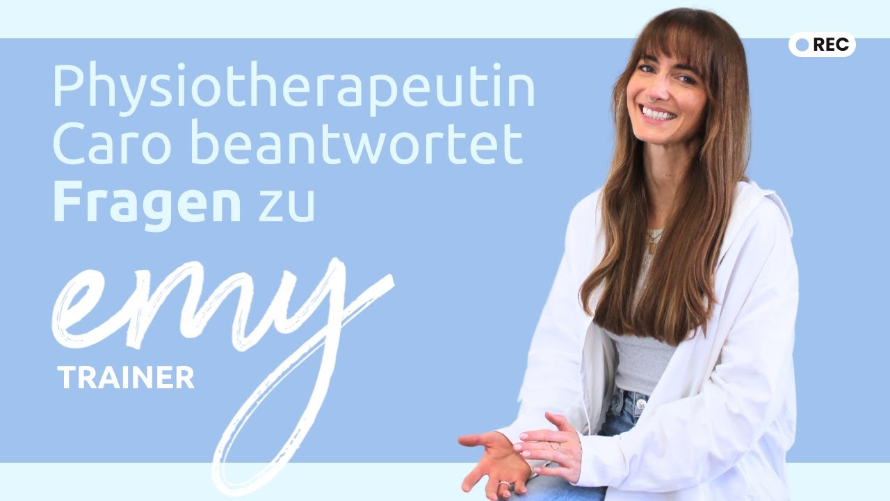 Physiotherapeutin Caro beantwortet Fragen zu Emy Beckenbodentrainer