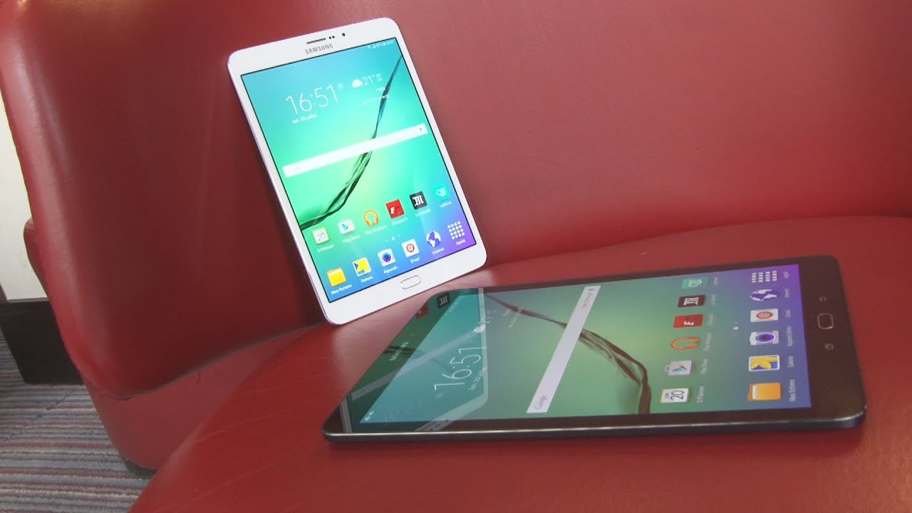 Coup d'oeil sur les nouvelles tablettes Samsung Tab S2