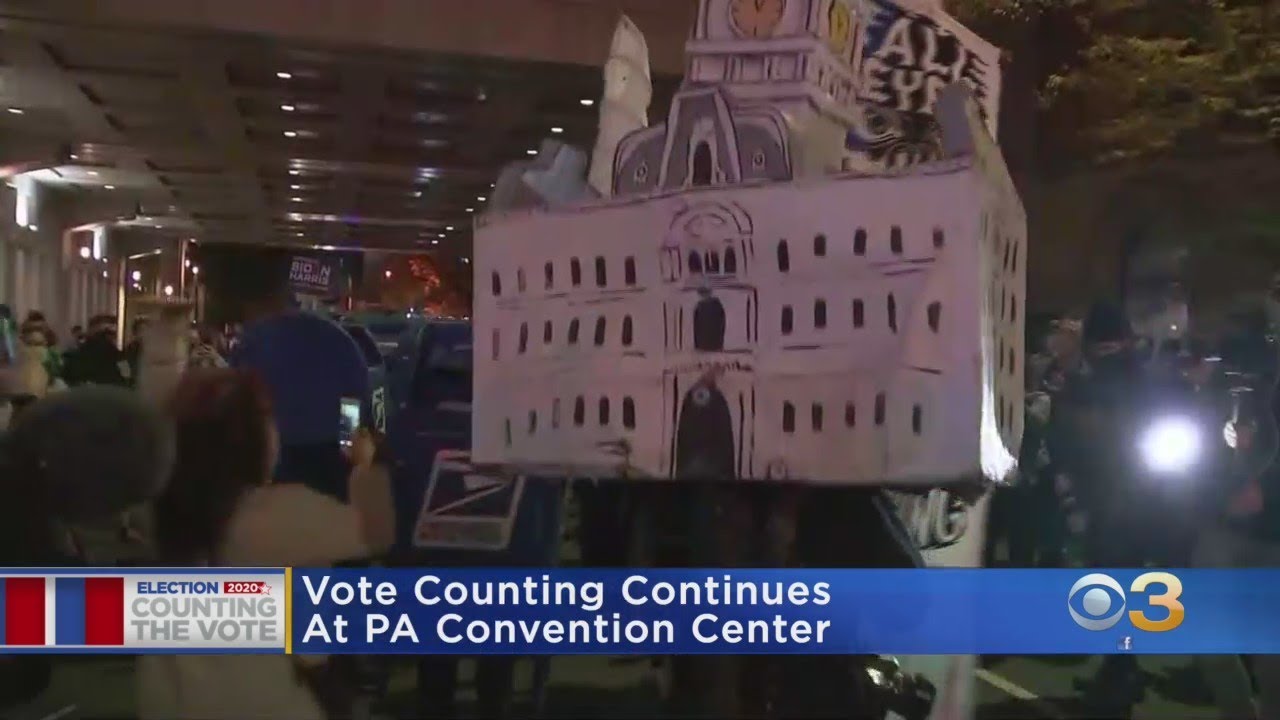 Vote Counting Continues At Pennsylvania Convention Center