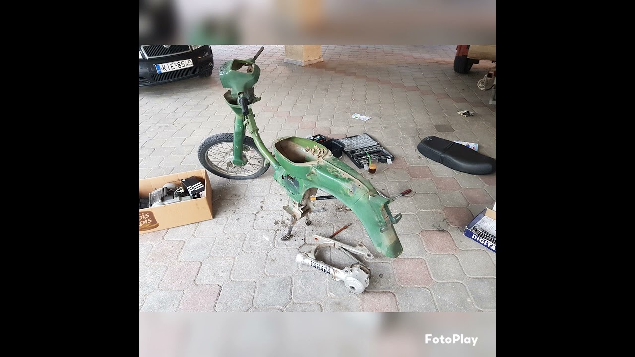 Ανακατασκευή Yamaha T-50, 1986 model, restoration, is born again...