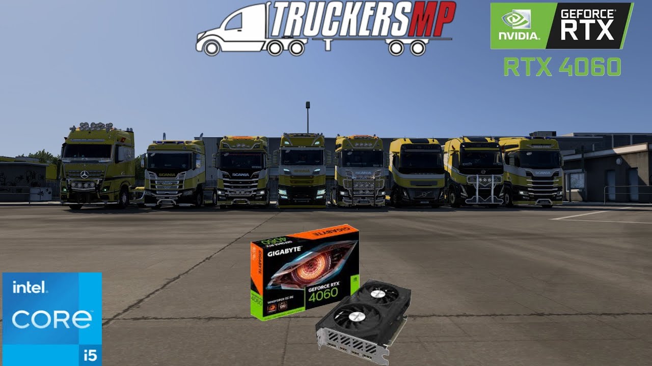 Windows 11:Euro Truck Simulator 2 1.57 931 2ETS2MCG I5 12400F RTX 4060 8GB★TruckersMP driving more.★