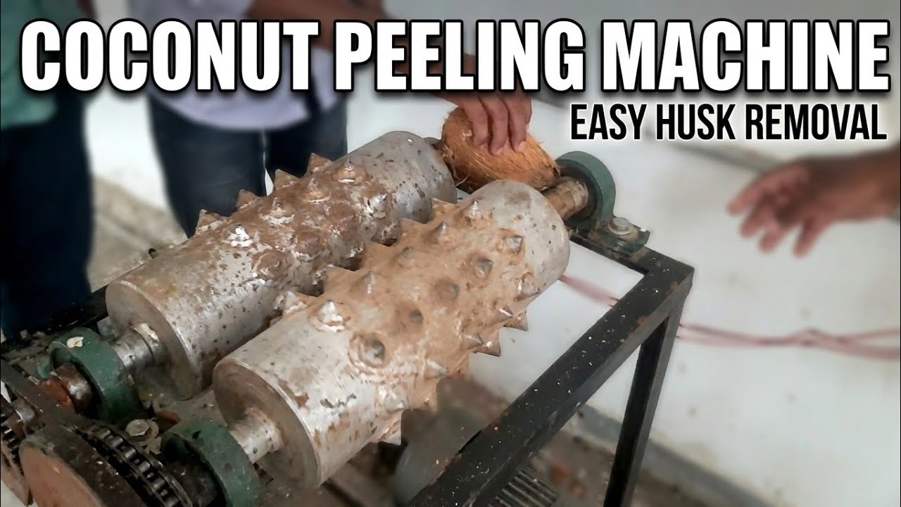 Coconut peeling Machine | Traditional method of coconut peeling Machine | Mech Final Year Project's 