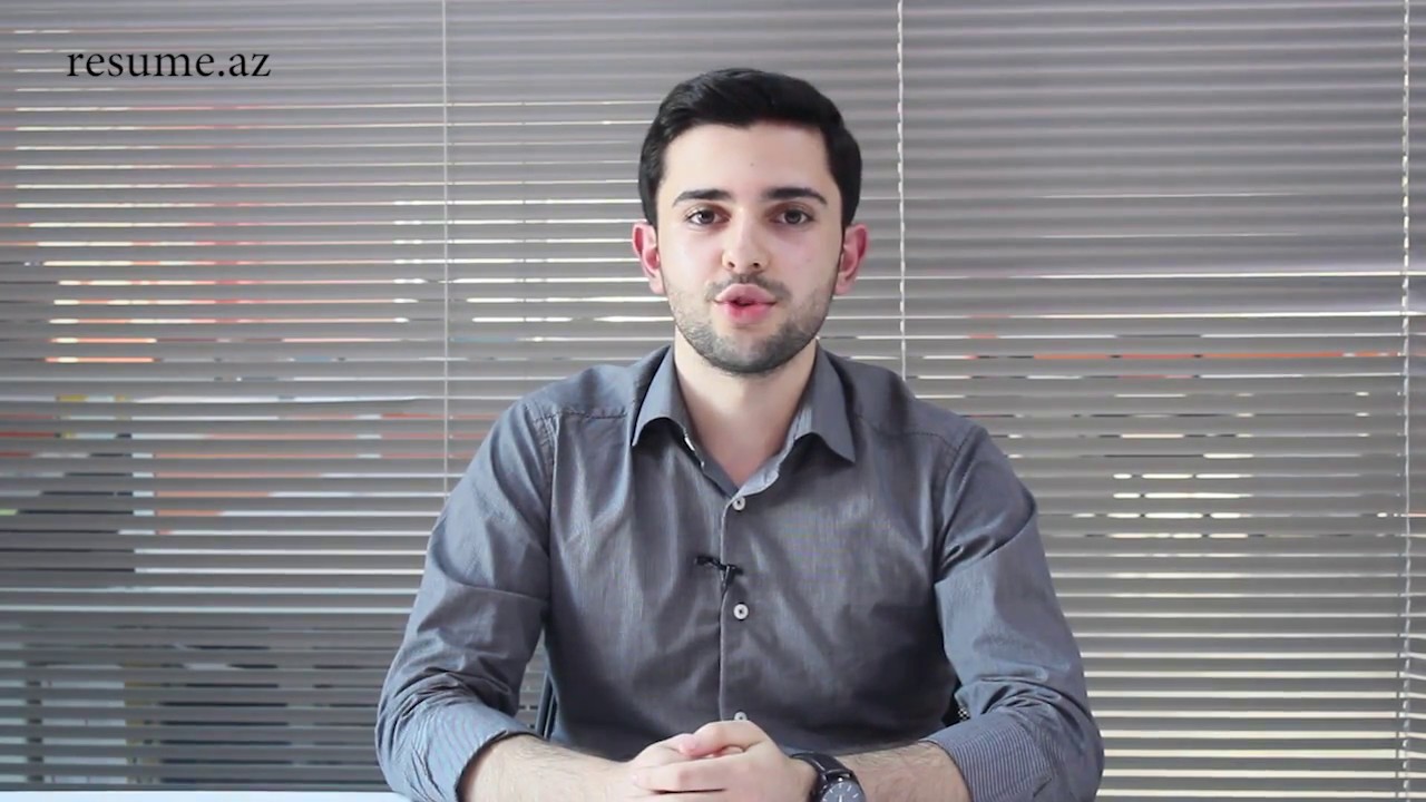 Murad Həsənov - BP şirkətində intern öz təcrübəsini bölüşür