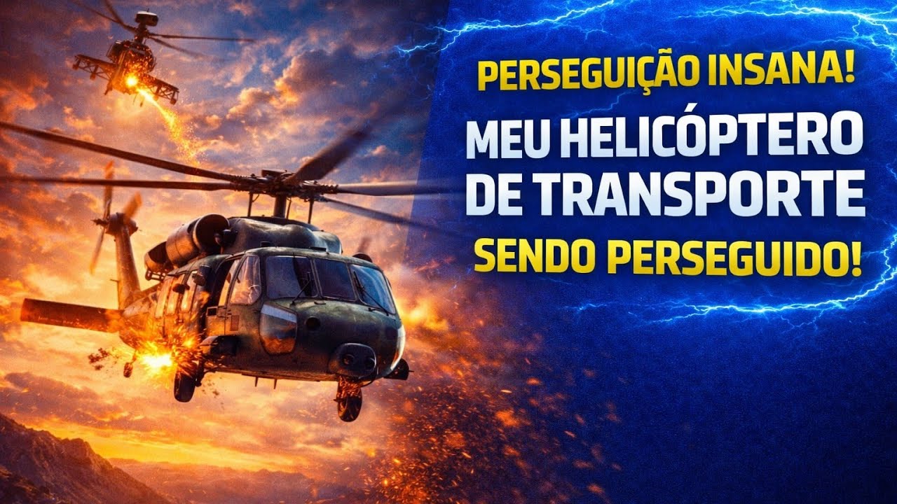 Sendo perseguido pelo Helicóptero de ataque dos Soviéticos no ARMA REFORGER