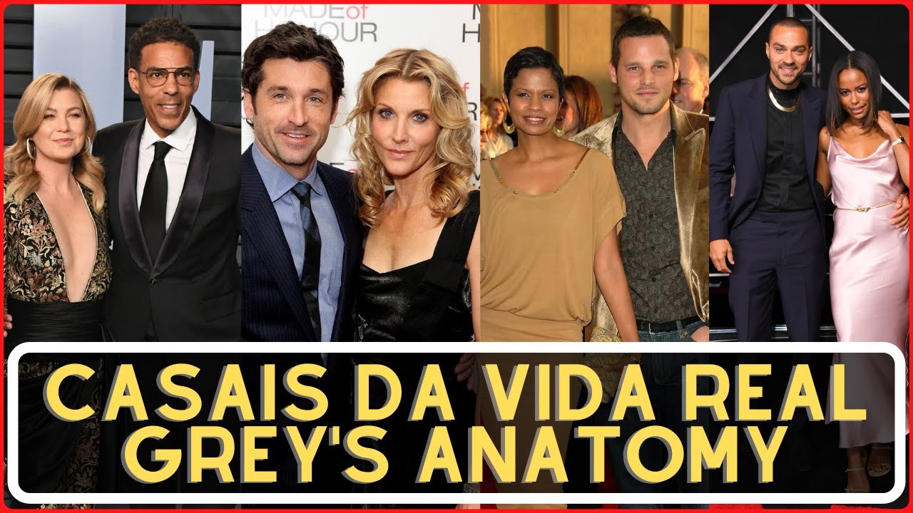 Grey's Anatomy e seus Parceiros da Vida Real! quem é casado com quem?