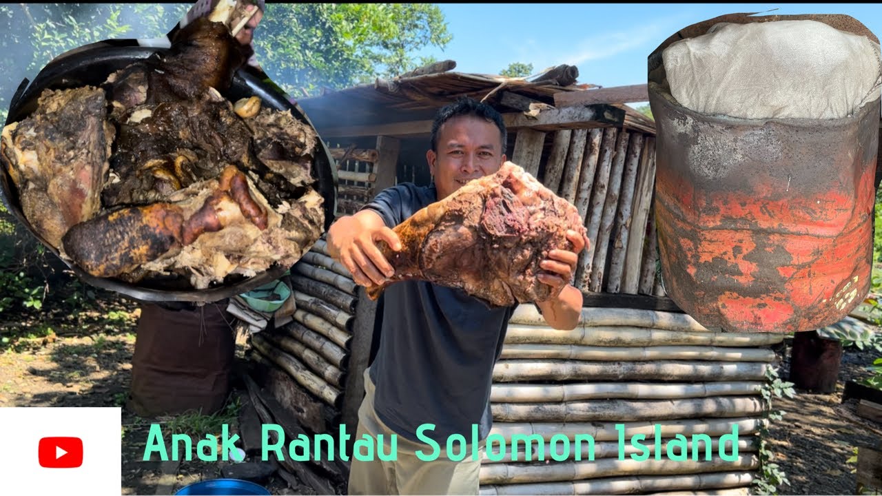 Sinalau Bakas Masak Dalam Drum Ajaib//Daging Lembut dan Empuk//Berkongsi Hasil Sama Jiran Tetangga