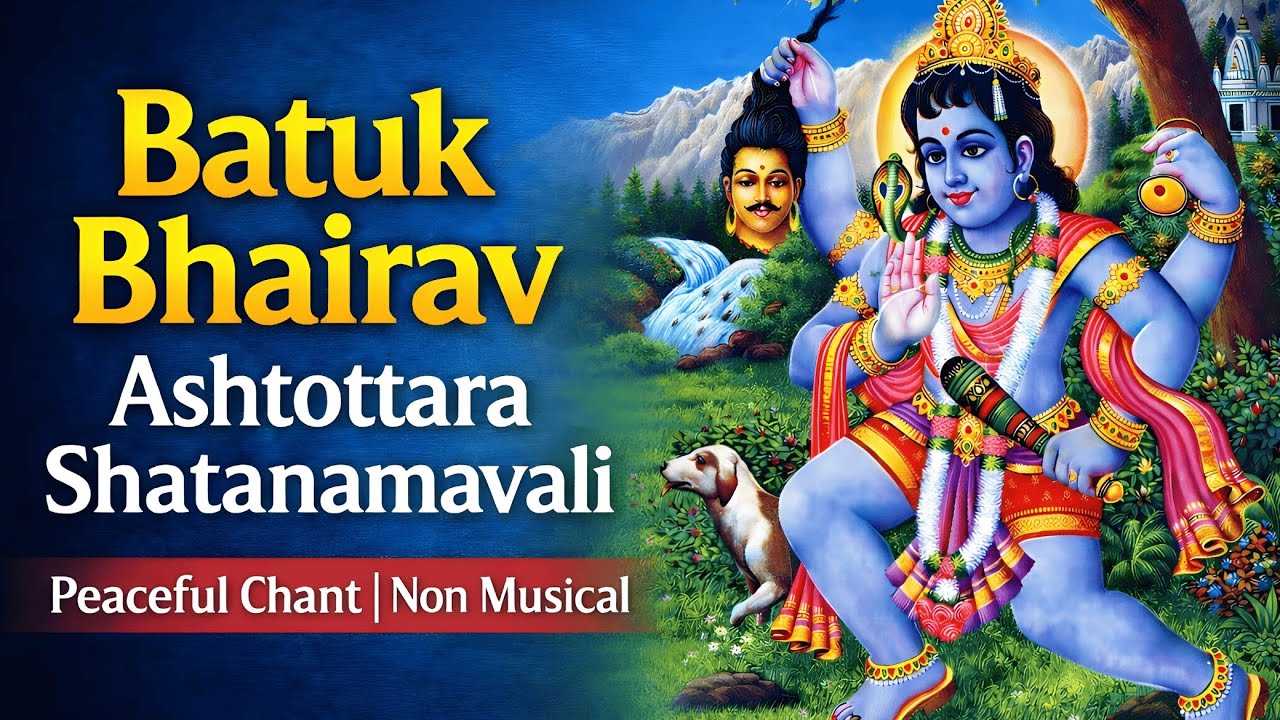 Batuk Bhairava Ashtottara Shatanamavali |  Deeply Peaceful Sanskrit Recitation | Pure Vibration 