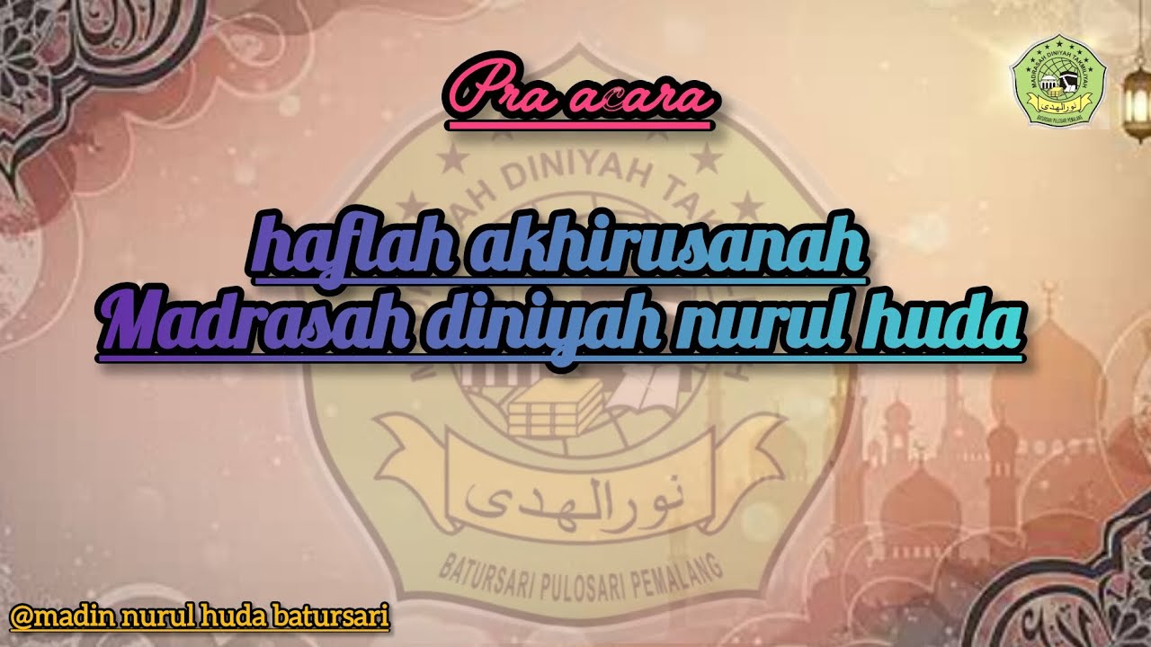 Lomba pidato #haflah ahirusanah madrasah nurul huda batursari
