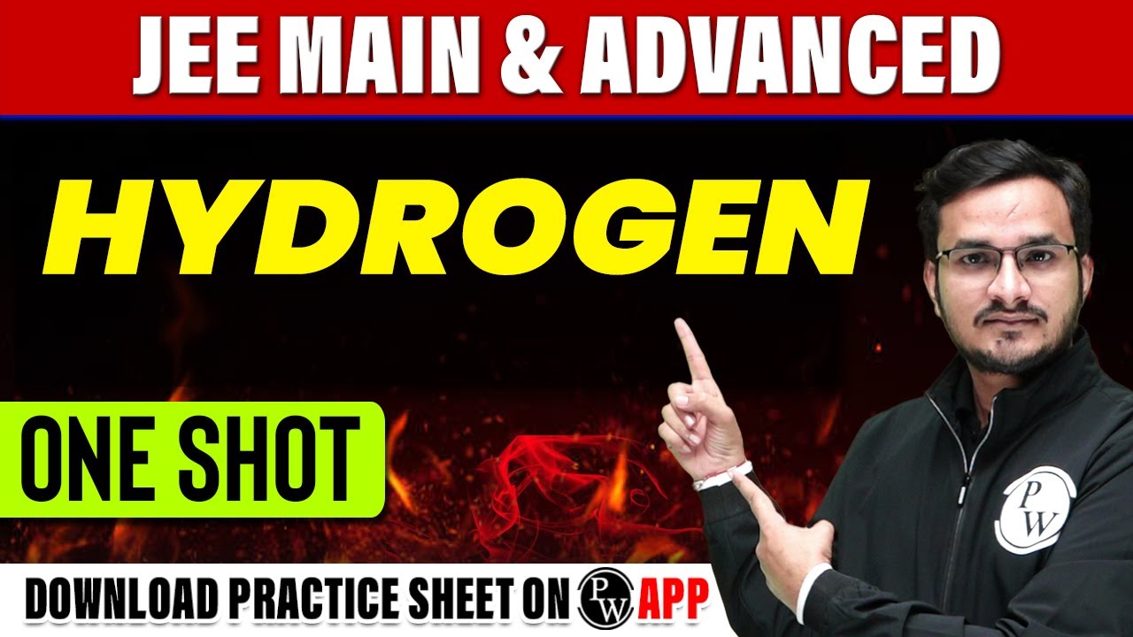 HYDROGEN in 1 Shot - All Concepts, Tricks & PYQs Covered | JEE Main & Advanced