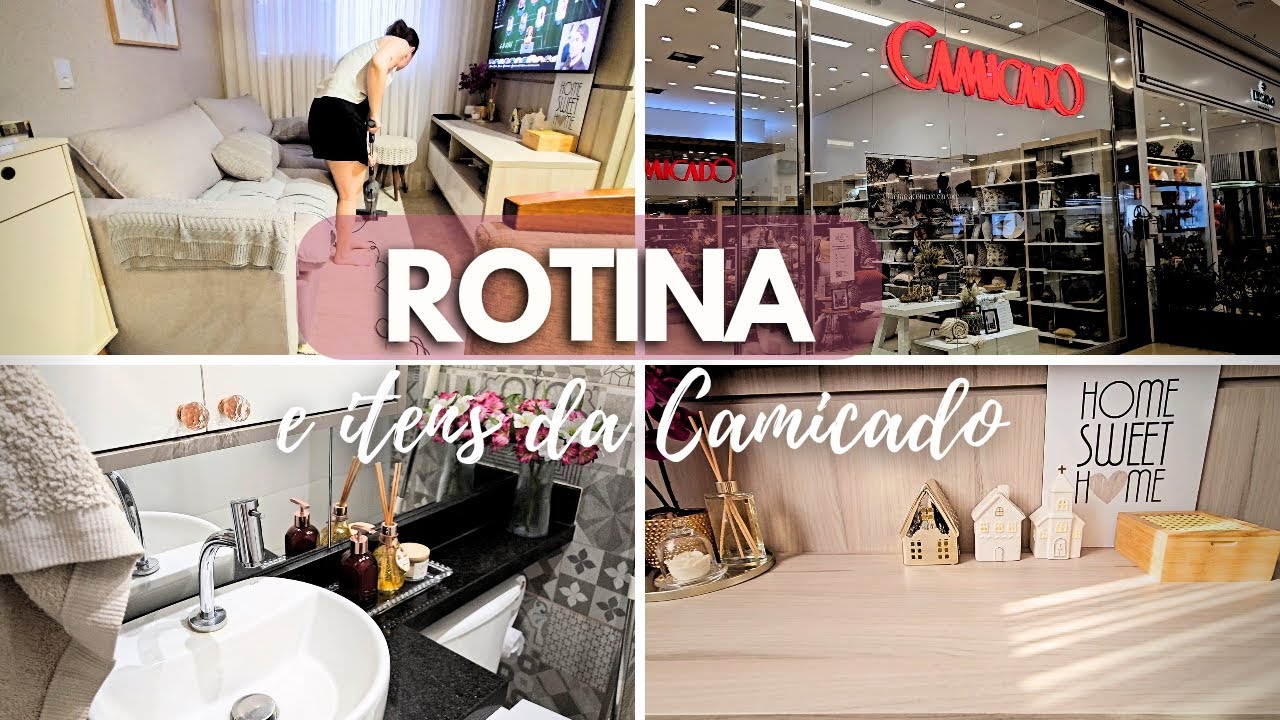 Rotina e manutenção do banheiro | COMPREI itens de Natal na Camicado❤️