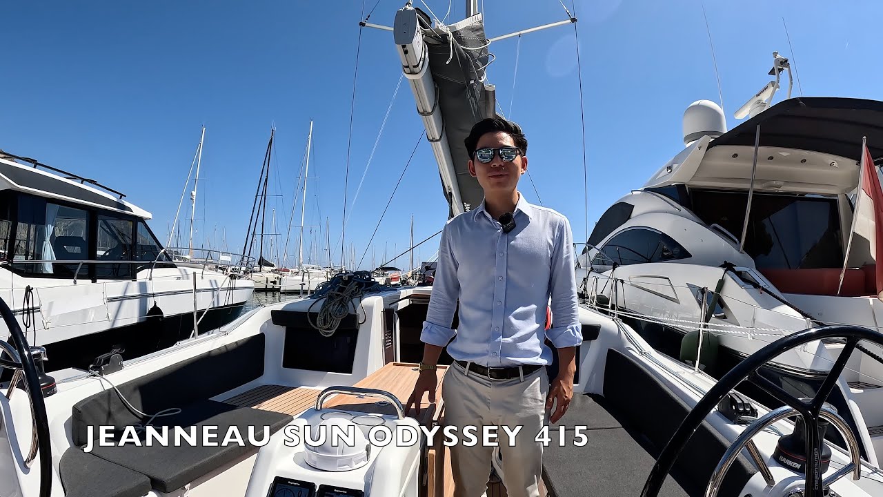 全新 Jeanneau Sun Odyssey 415 | Beaulieu-sur-Mer 法國南部全面睇