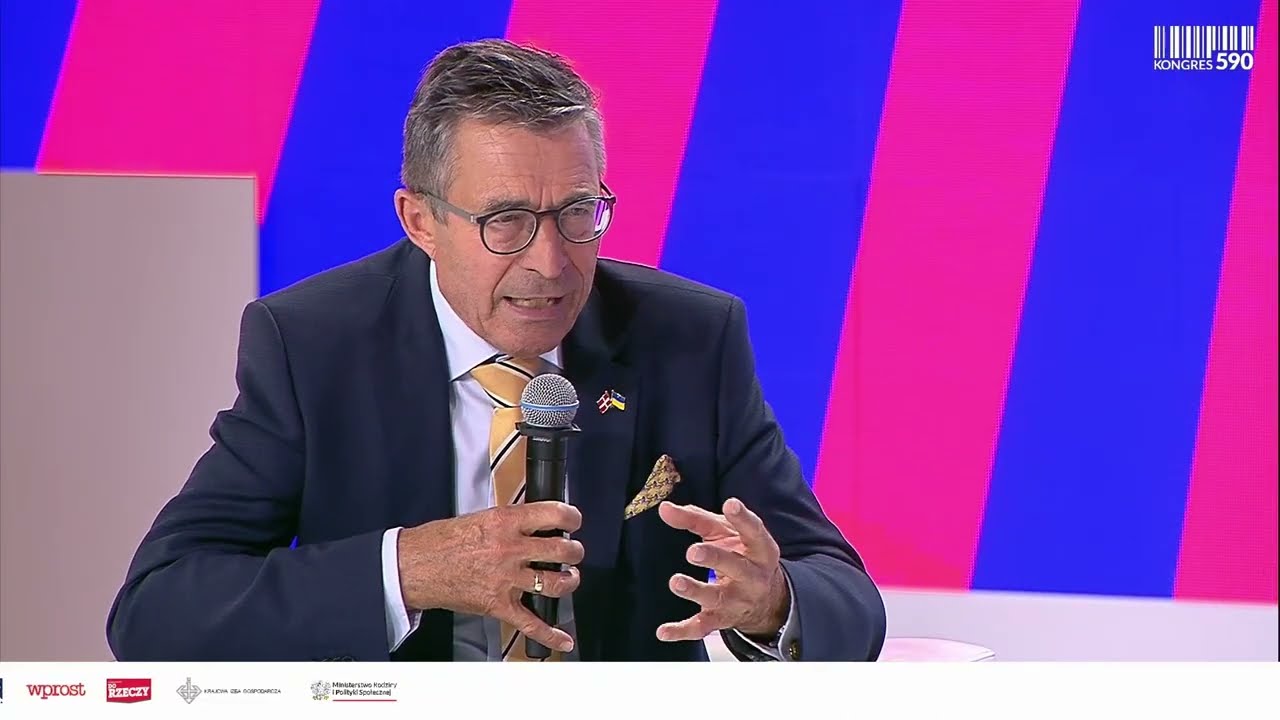 Kongres 590, 8. edycja - Fireside chat - Anders Fogh Rasmussen, Marcin Przydacz