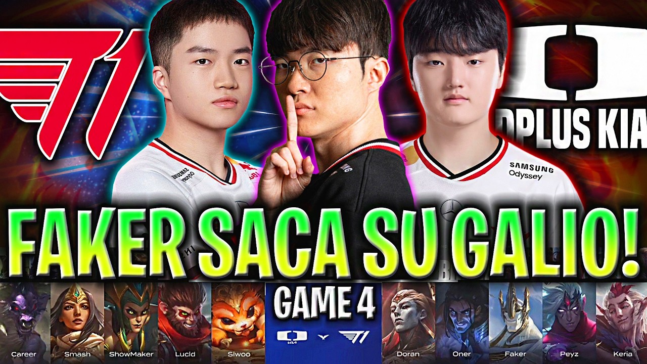 FAKER JUEGA GALIO EN LA PARTIDA DECISIVA!🔥 | T1 vs DK Game 4 LCK CUP PLAYOFFS 2026 en ESPAÑOL