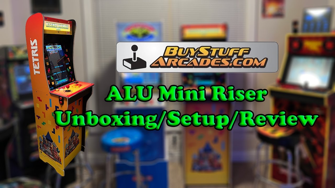 Buy Stuff Arcades ALU Mini Tetris Riser - Unboxing / Setup / Review