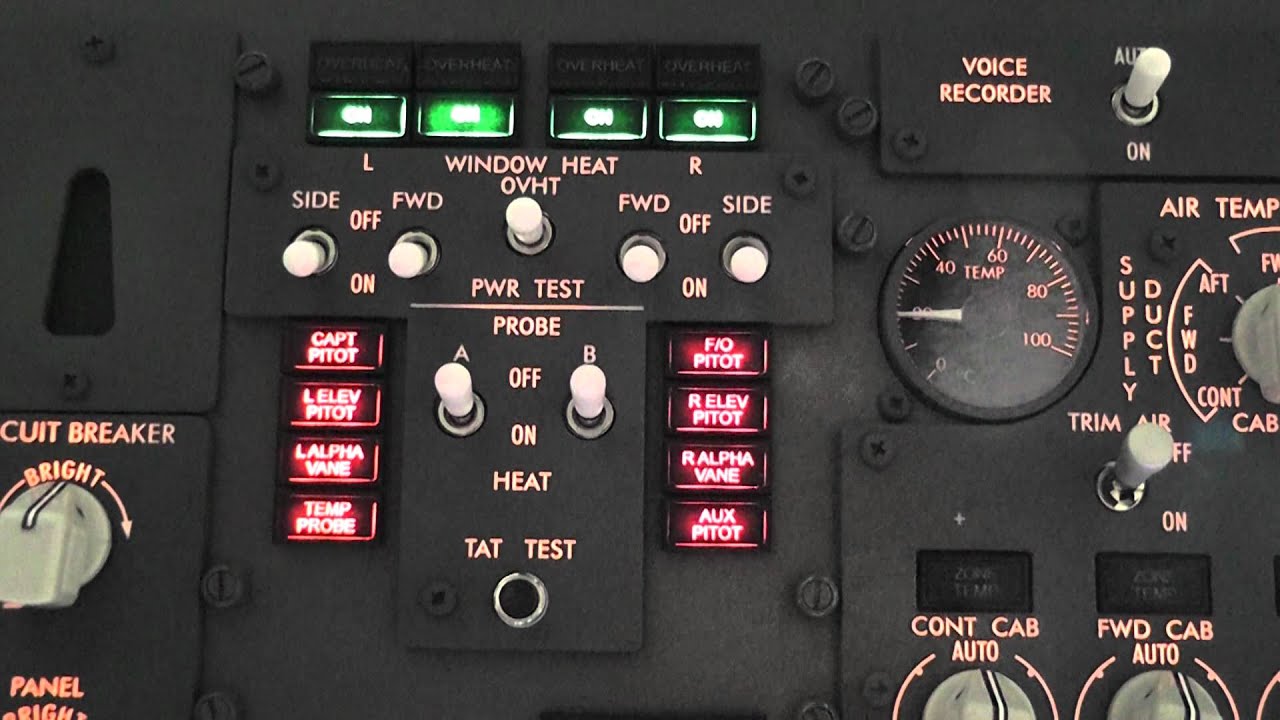 737-800　SIM　Sismo Soluciones　OVERHEAD PANEL