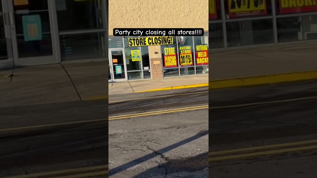 Party City Closing All Stores!
