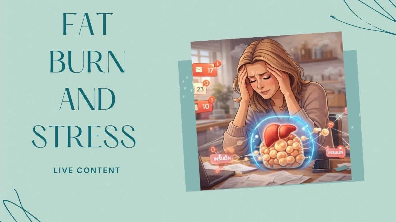 Why You Can’t Lose Belly Fat Even When Eating Healthy: How Stress Raises Insulin, Blocks Fat Burning