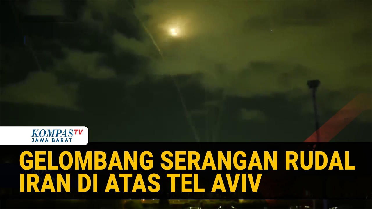 Sistem Pertahanan Israel Cegat Serangan Rentetan Rudal Iran Hantam Tel Aviv