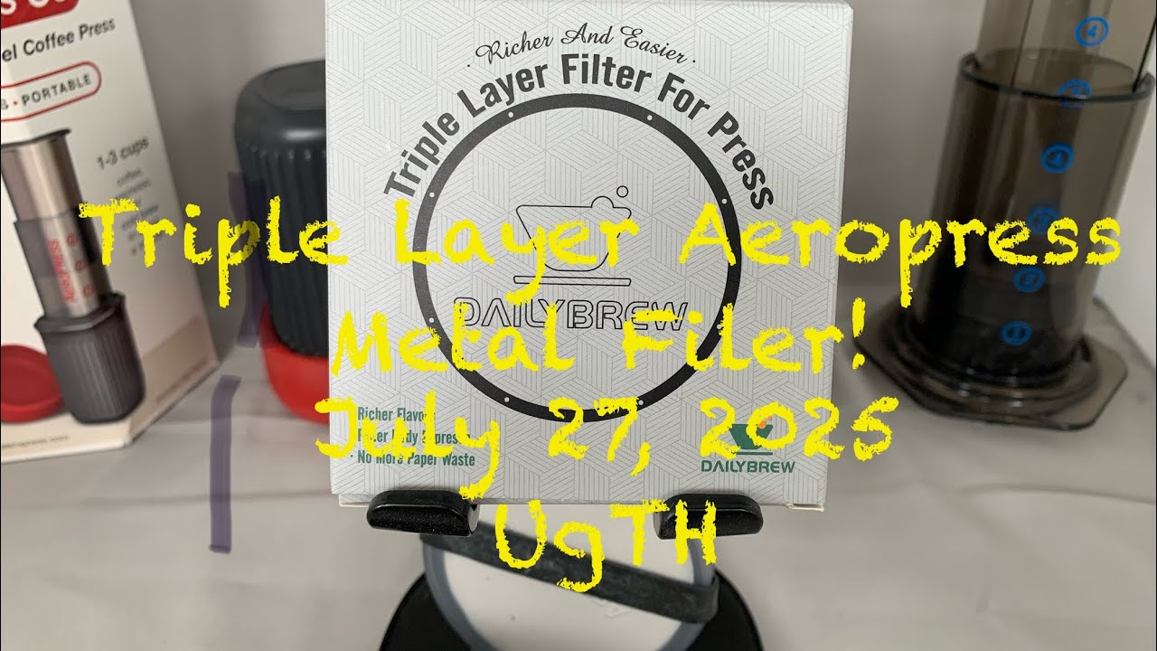 Triple Layer Aeropress Metal Filter