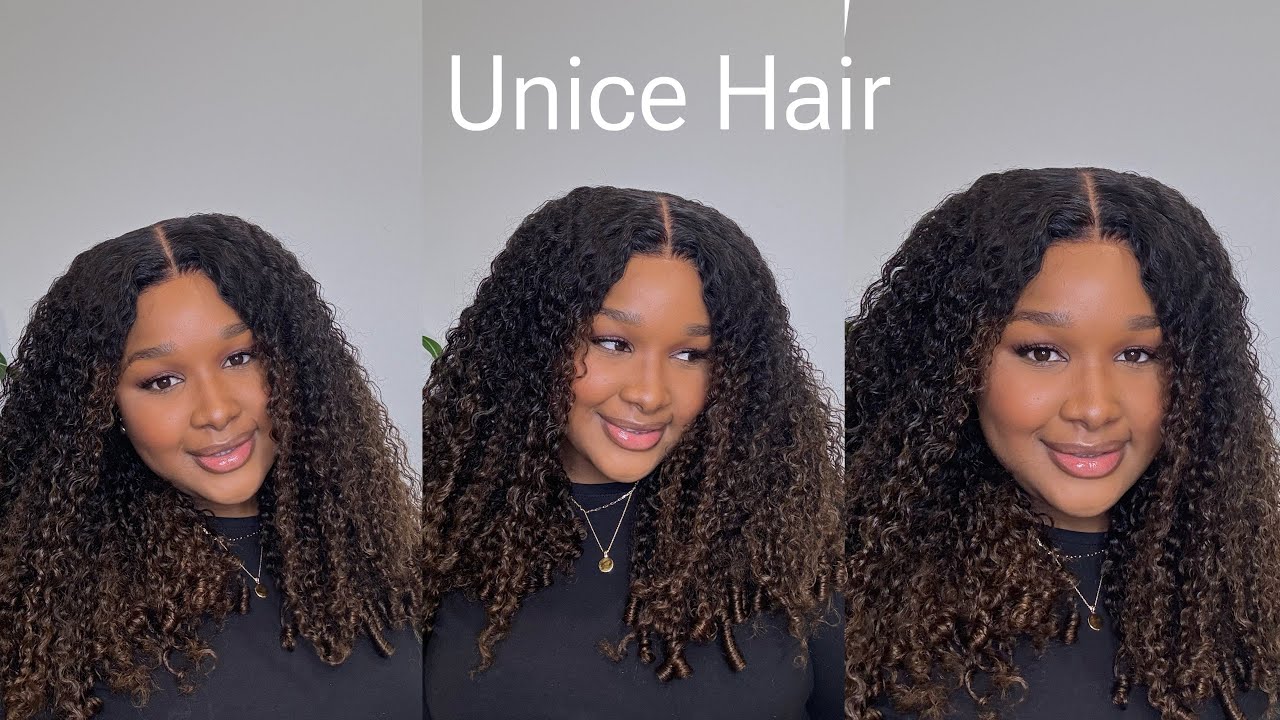 Flawless NEW VIRAL Chestnut Brown Glueless Curly Finger Coil Wig Install Ft UNice Hair