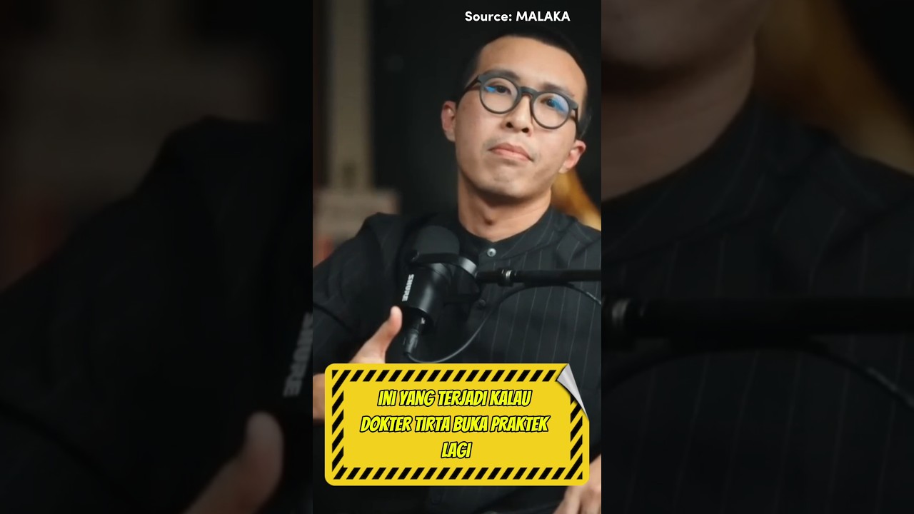 Yang terjadi kalau Dr Tirta Buka Praktek #podcastclips #talkpod #trending #podcast #drtirta