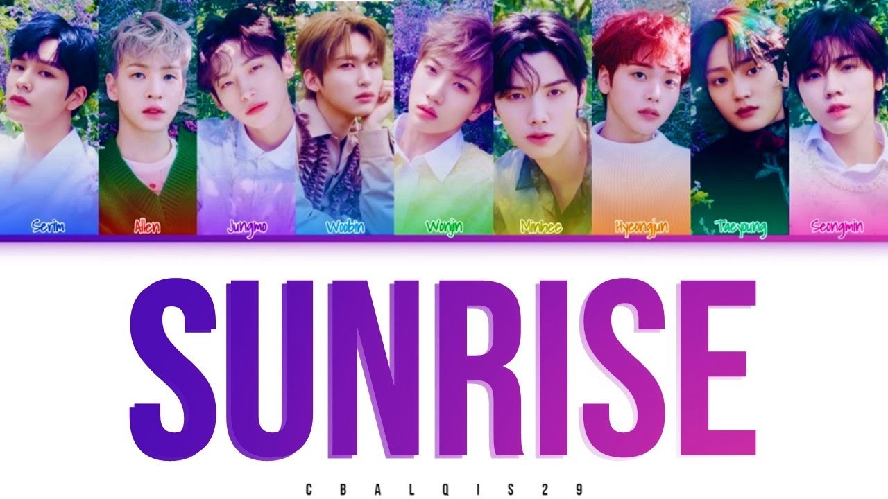 CRAVITY(크래비티) - 'SUNRISE' [Color Coded Lyrics Eng/Rom/Han/가사]