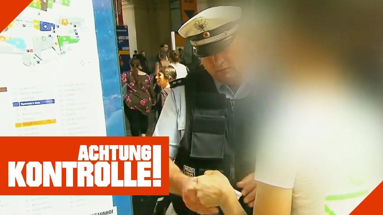 Festnahme am Hauptbahnhof: Polizei führt zwei Männer ab! | Achtung Kontrolle | Kabel Eins