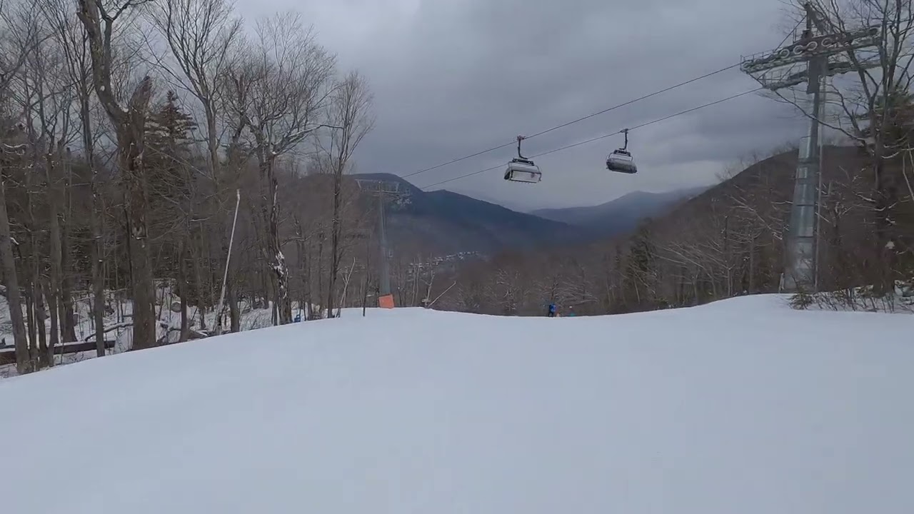 Loon Mountain Top to Bottom via Sunset, Upper Speakeasy, Blue Ox