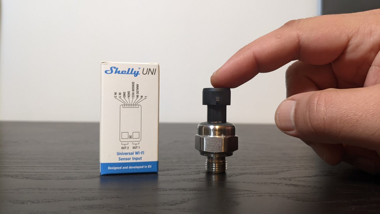 متابعة ضغط شبكة الماء في المنزل من الهاتف - Shelly Uni Water Pressure