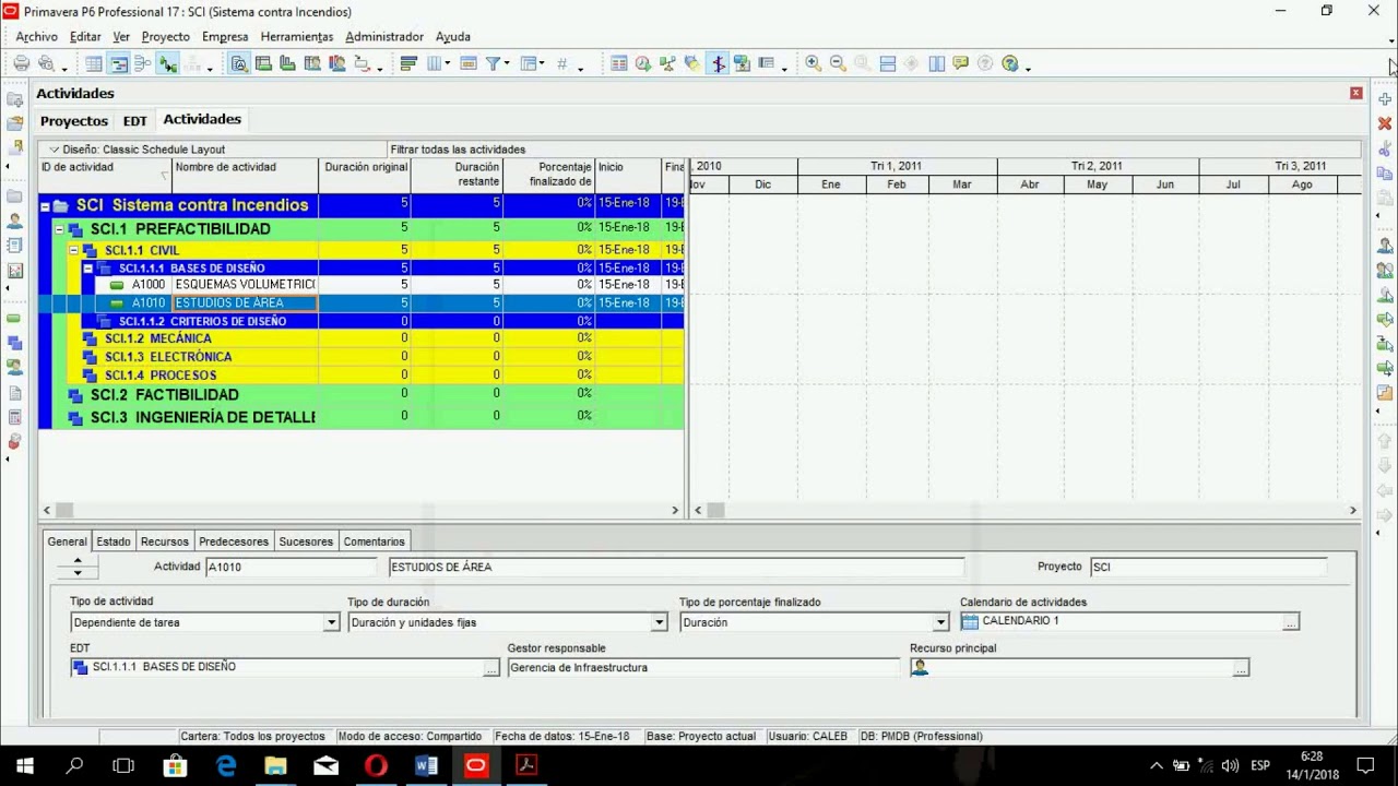 5  ACTIVIDADES PREDECESORAS Y SUCESORAS AUTOPROGRAMAR