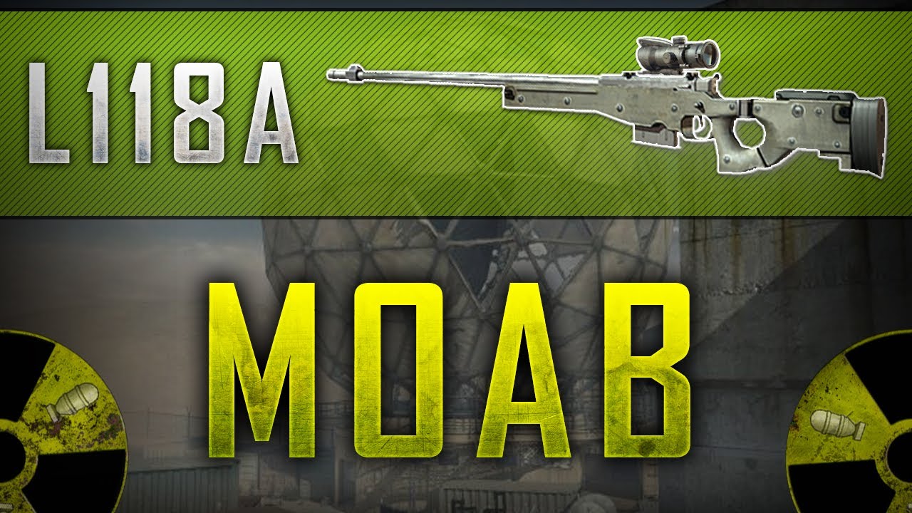 MW3: MOAB with Every Gun - w/L118A Acog Sniper / MP9