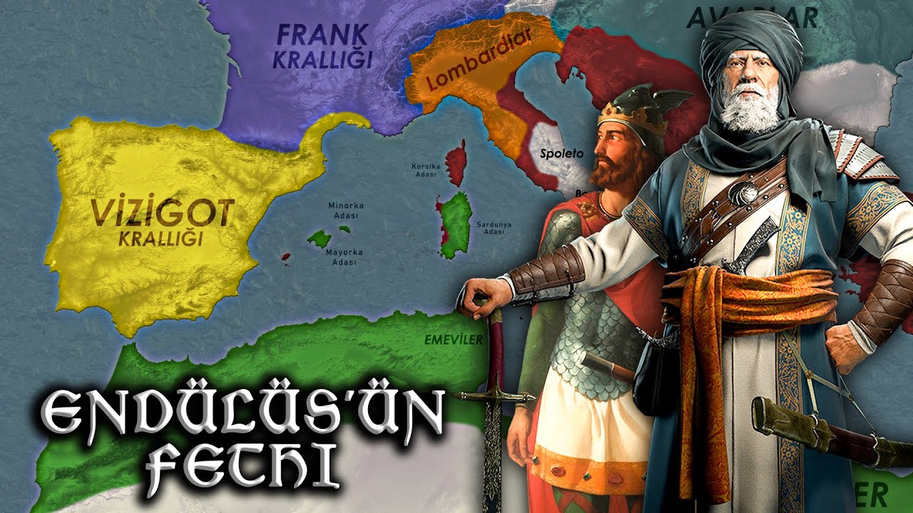 ENDÜLÜS'ÜN FETHİ || Emevi-Vizigot Savaşı || Tarık bin Ziyad || DFT Tarih Belgesel...