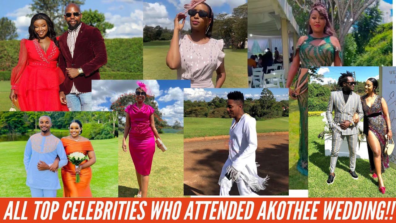 ALL TOP CELEBRITIES WHO ATTENDED AKOTHEE WEDDING CEREMONY!