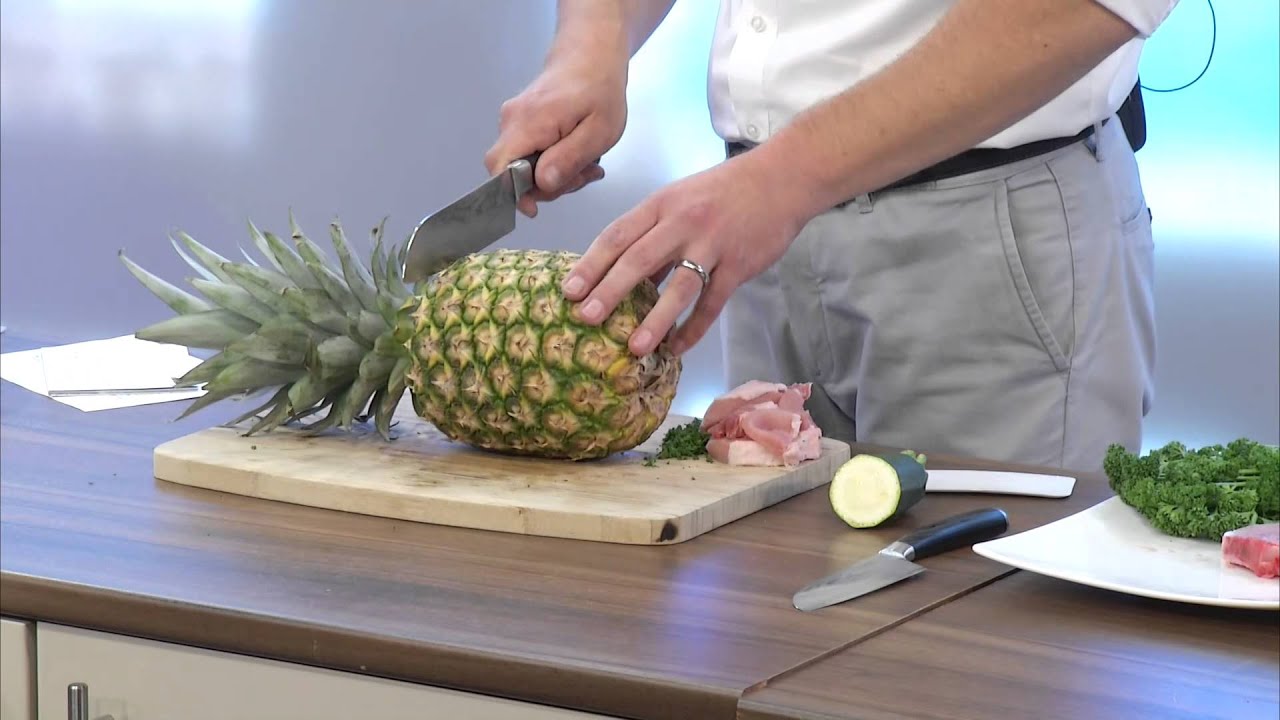 TokioKitchenWare Damast-Santokumesser mit 12,5 cm Klinge